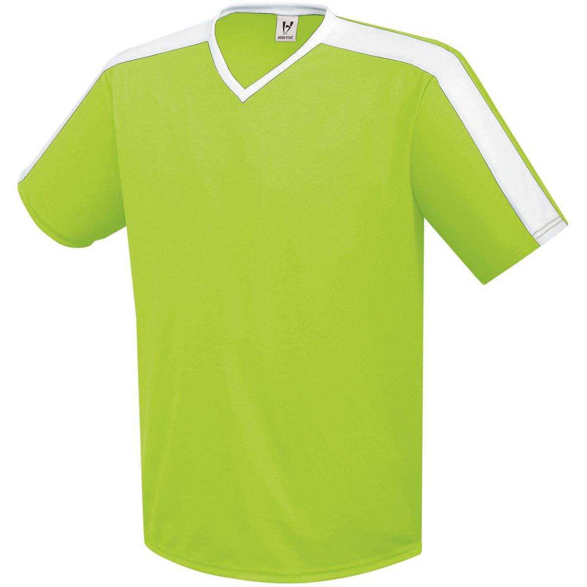 High Five 322730 Genesis Jersey Adult - Lime White - HIT a Double
