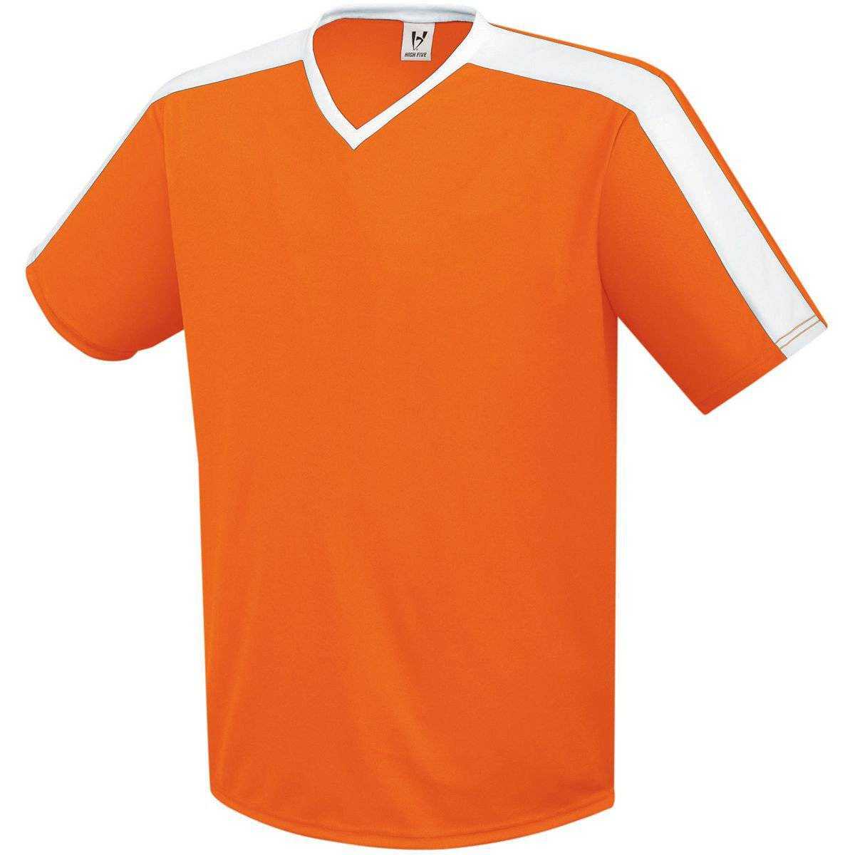 High Five 322730 Genesis Jersey Adult - Orange White - HIT a Double