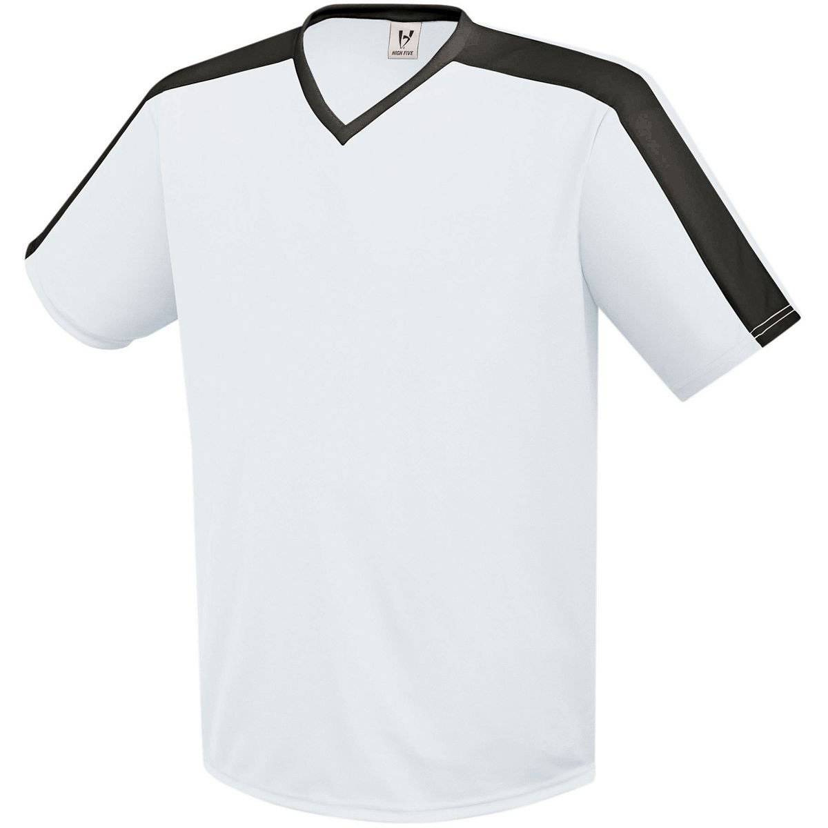 High Five 322730 Genesis Jersey Adult - White Black - HIT a Double