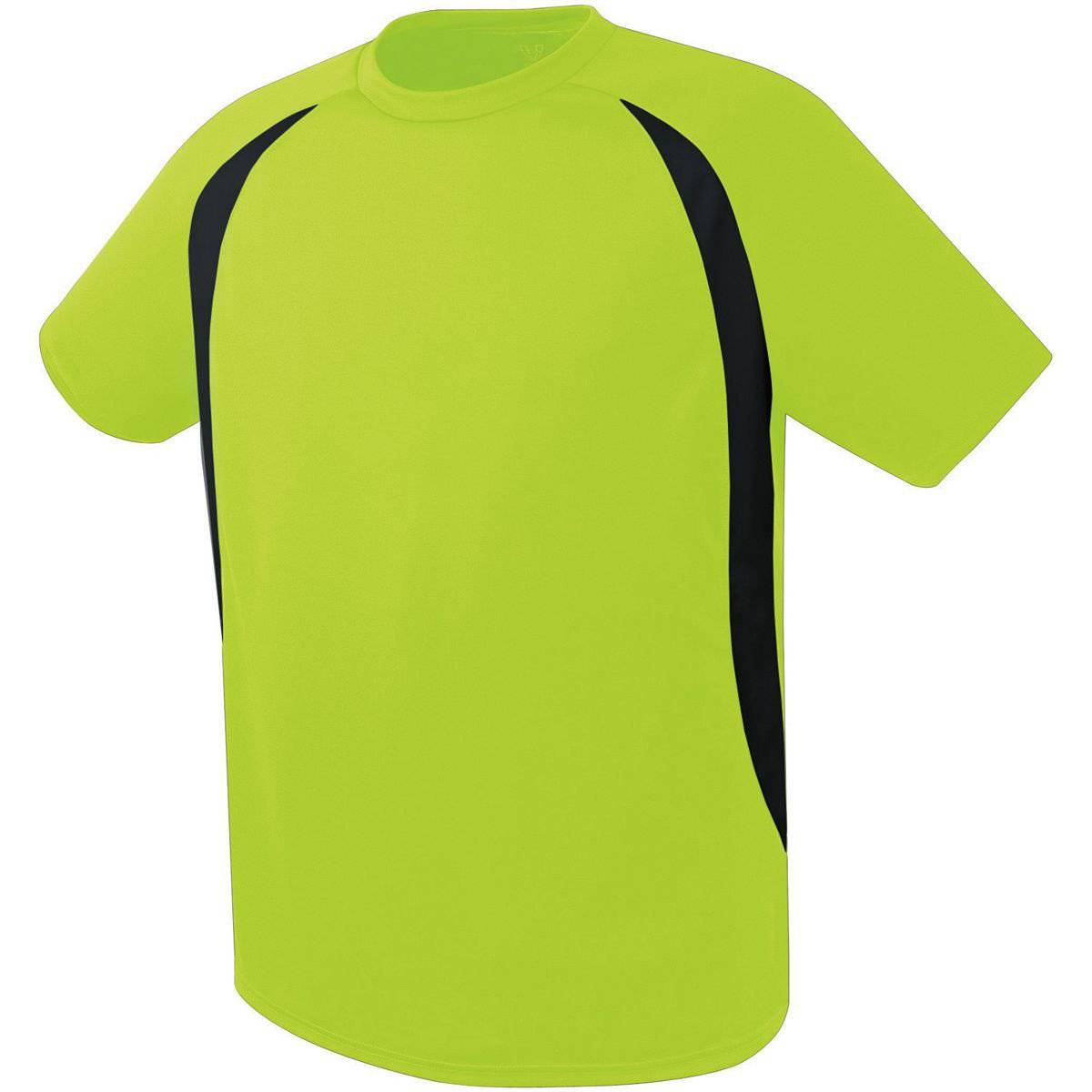 High Five 322780 Liberty Soccer Jersey Adult - Lime Black - HIT a Double