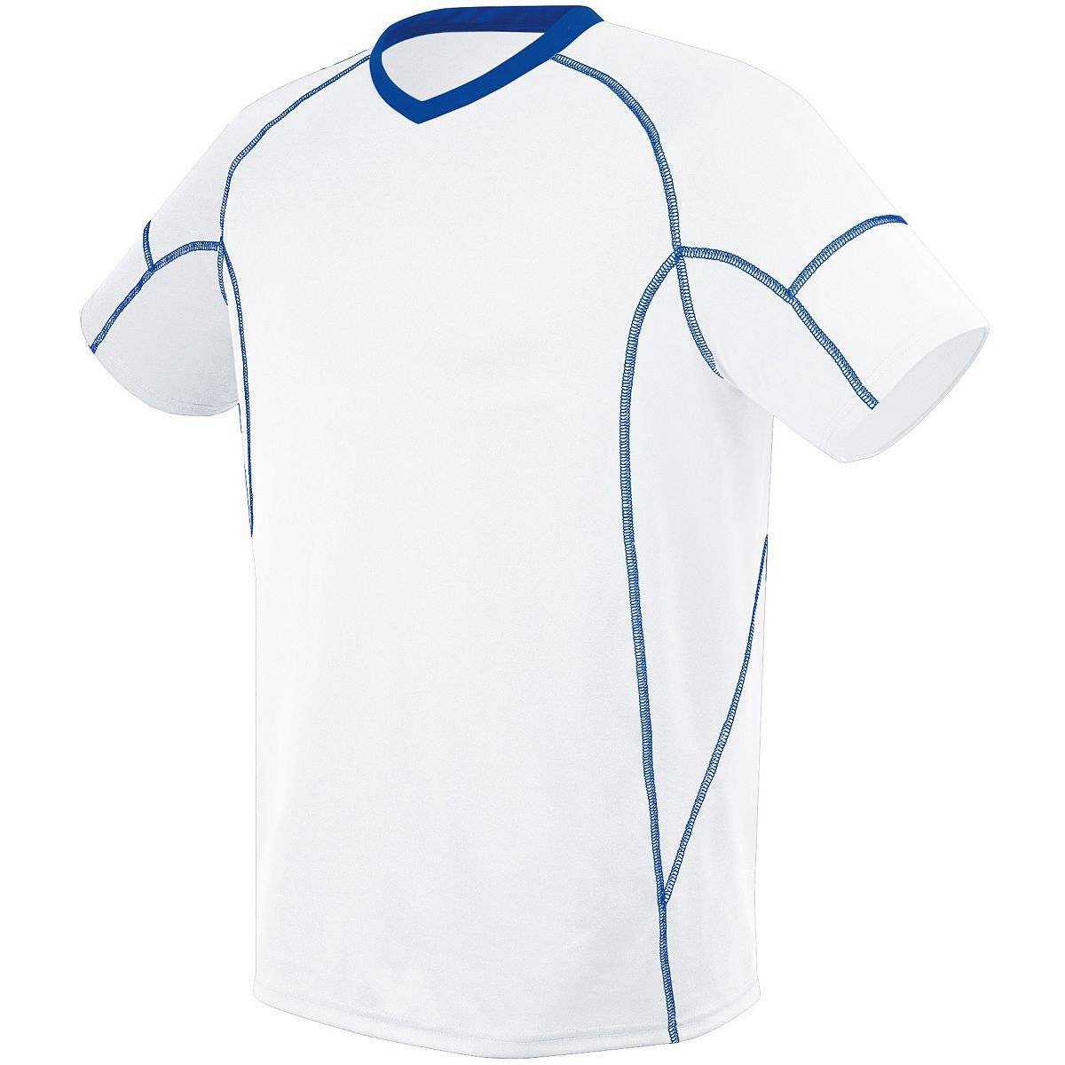 High Five 322821 Kinetic Jersey Youth - White Royal - HIT a Double