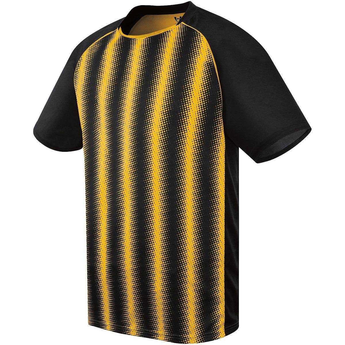 High Five 322840 Adult Short Sleeve Prism - Black Athletic Gold - HIT a Double