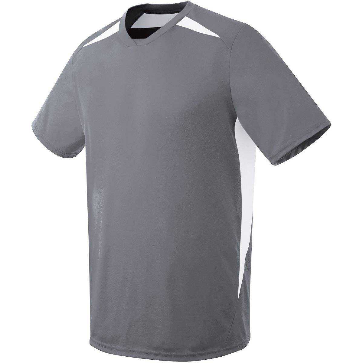 High Five 322870 Adult Hawk Jersey - Graphite White - HIT a Double