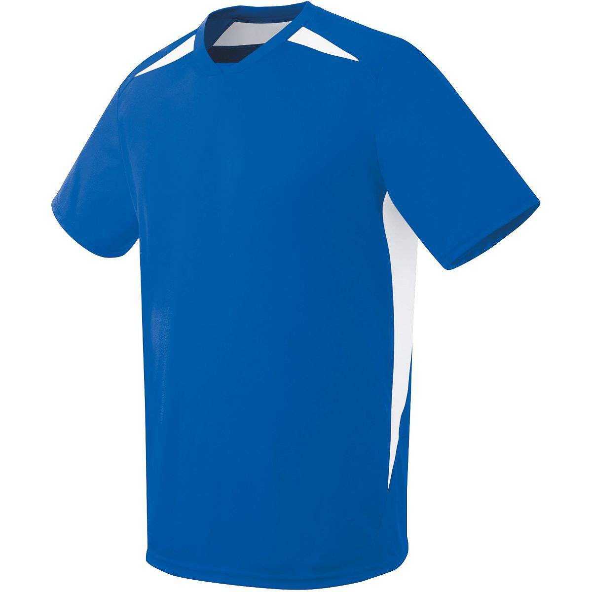 High Five 322870 Adult Hawk Jersey - Royal White - HIT a Double