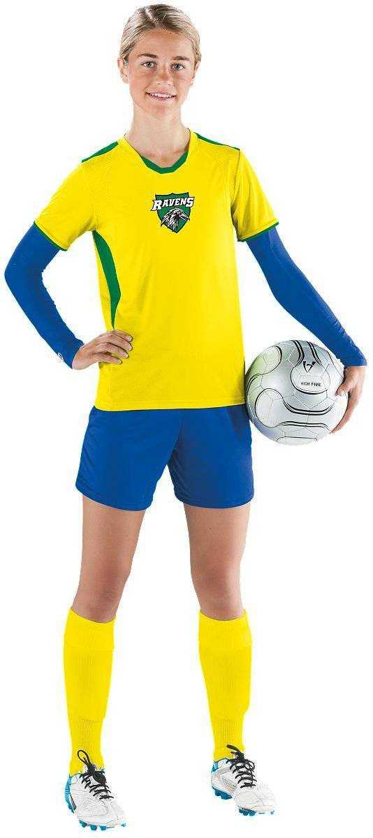 High Five 322890 Adult Globe Jersey - Athletic Gold Royal - HIT a Double