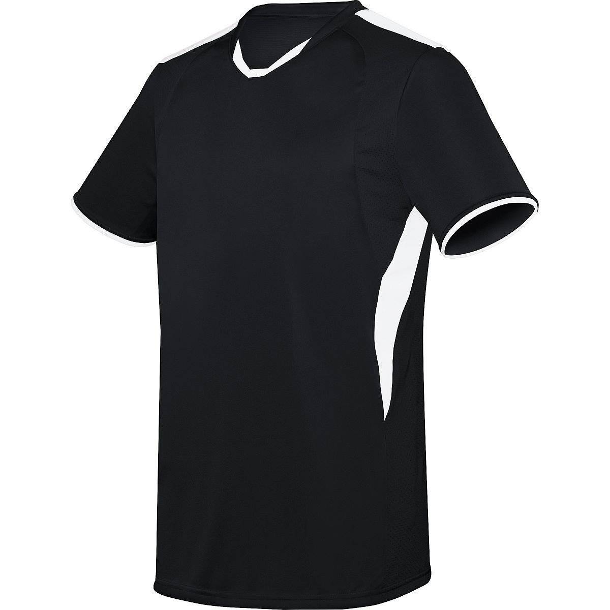 High Five 322890 Adult Globe Jersey - Black White - HIT a Double