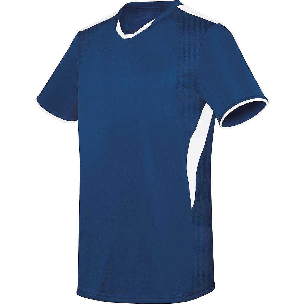 High Five 322890 Adult Globe Jersey - Navy White - HIT a Double