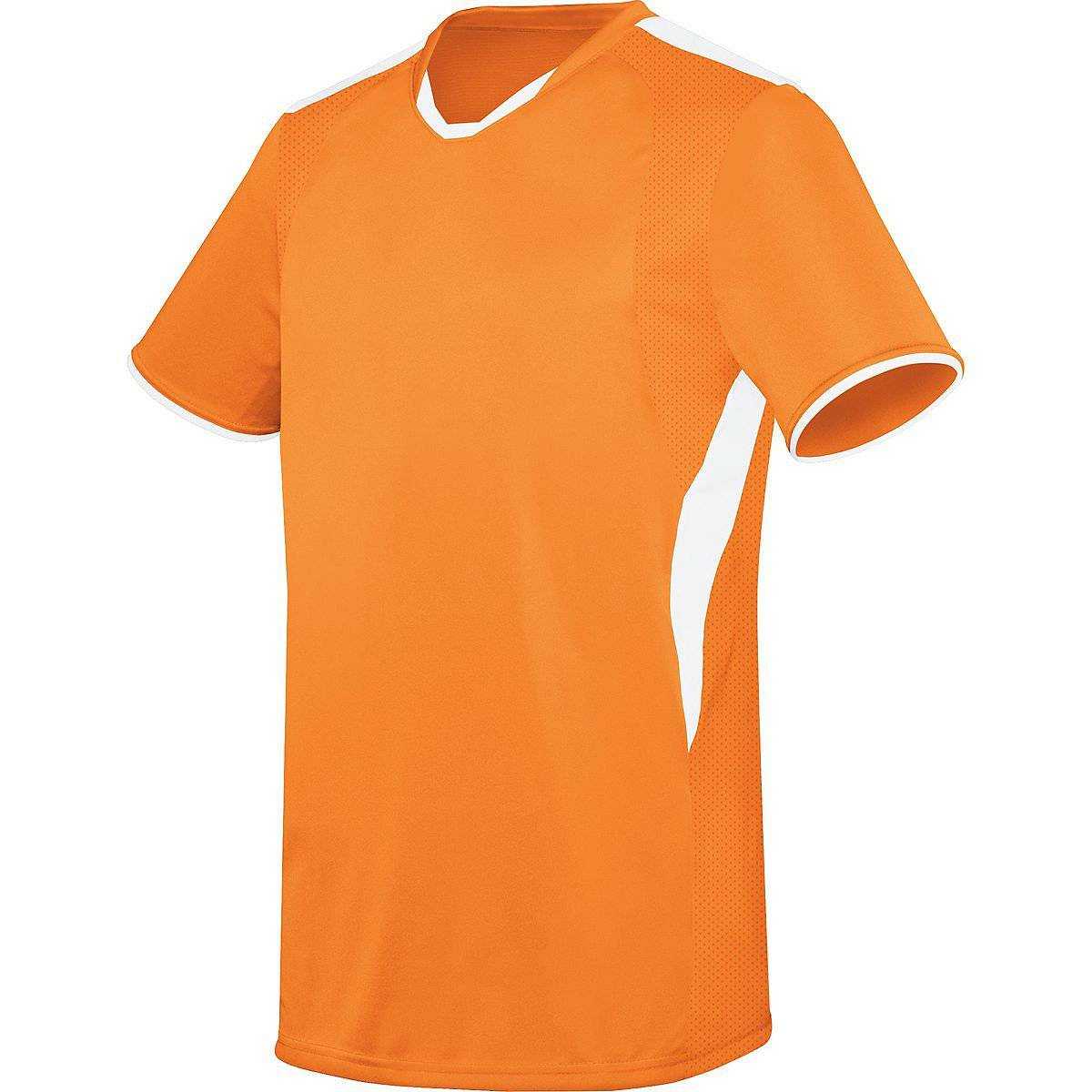 High Five 322891 Youth Globe Jersey - Power Orange White - HIT a Double