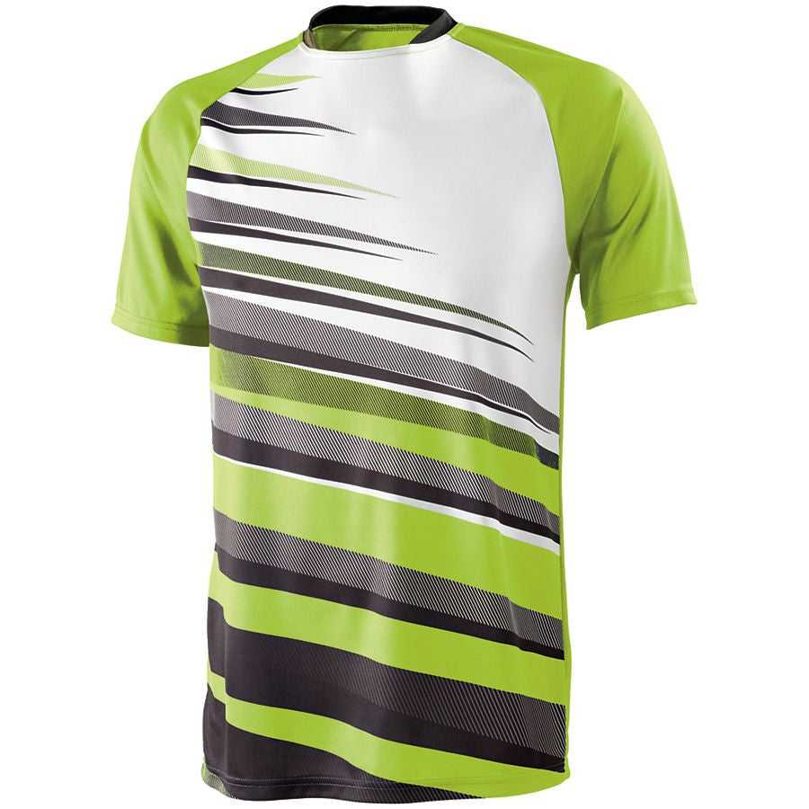 High Five 322910 Adult Galactic Jersey - Lime Black White - HIT a Double