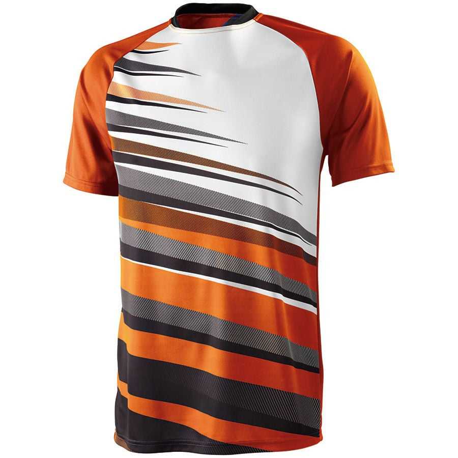 High Five 322910 Adult Galactic Jersey - Orange Black White - HIT a Double