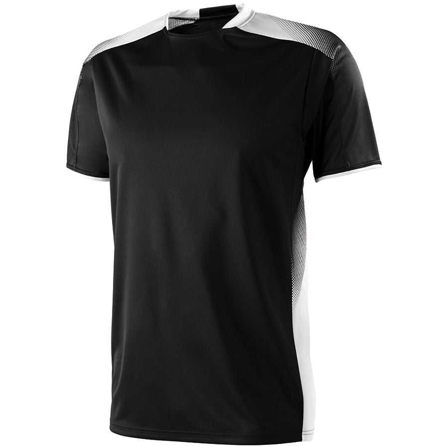 High Five 322920 Adult Ionic Soccer Jersey - Black White - HIT a Double