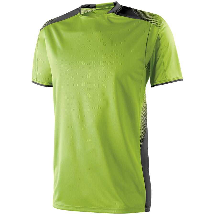 High Five 322920 Adult Ionic Soccer Jersey - Lime Black - HIT a Double