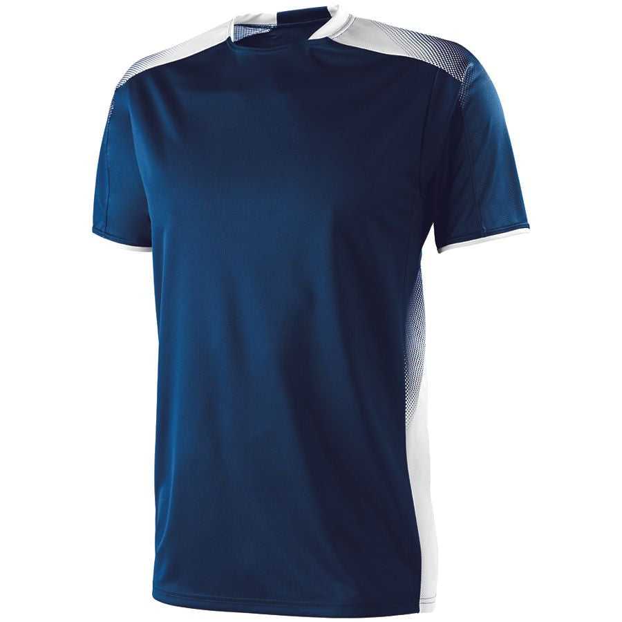 High Five 322920 Adult Ionic Soccer Jersey - Navy White - HIT a Double