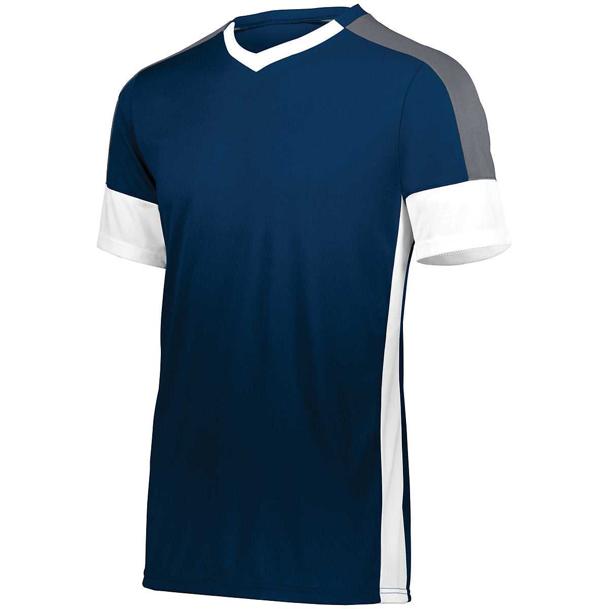 High Five 322930 Wembley Soccer Jersey - Navy White Graphite - HIT a Double