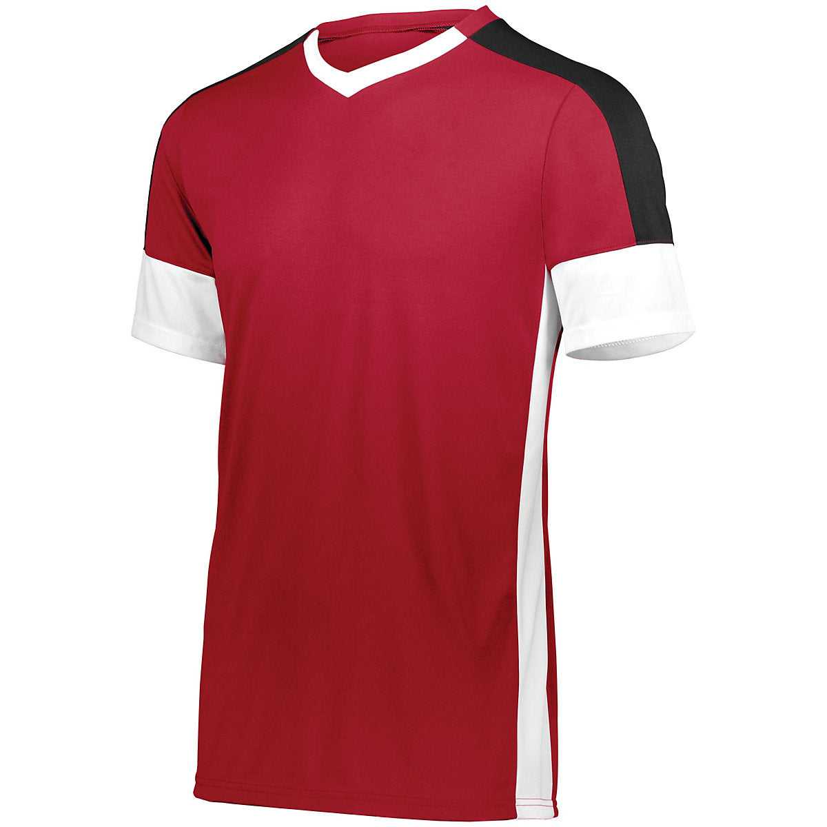 High Five 322930 Wembley Soccer Jersey - Scarlet White Black - HIT a Double