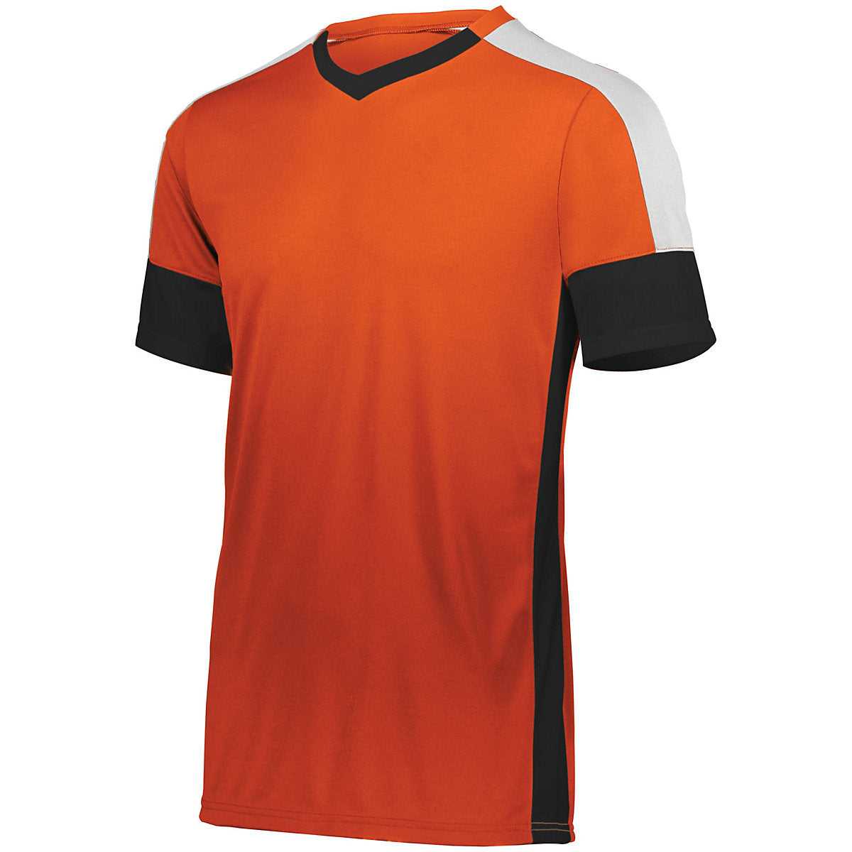 High Five 322931 Youth Wembley Soccer Jersey - Orange Black White - HIT a Double