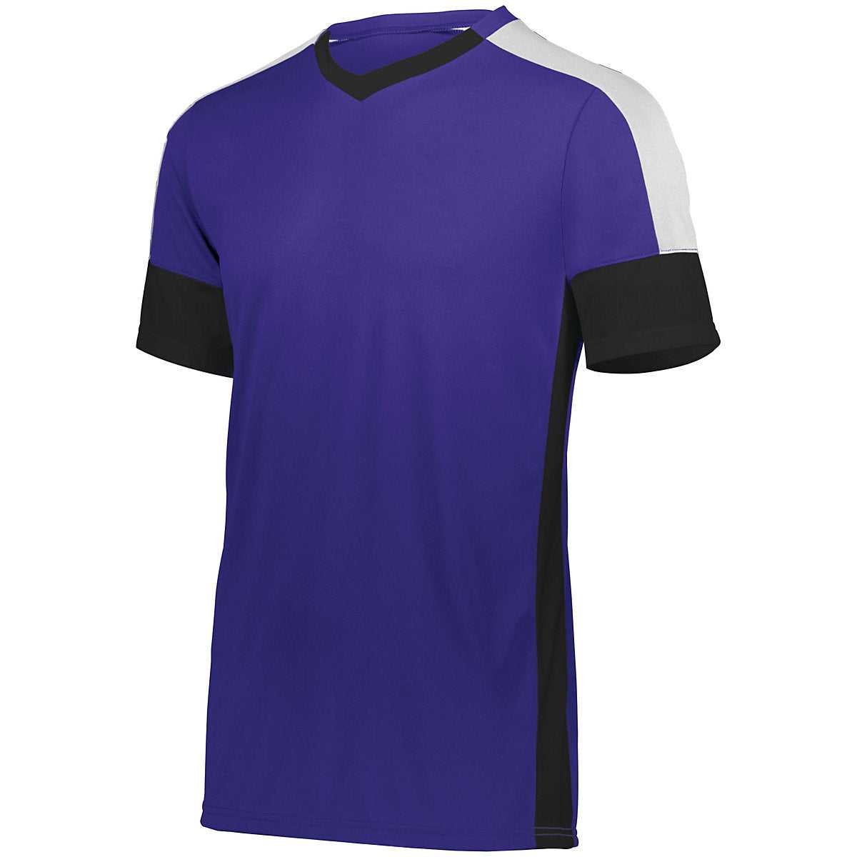 High Five 322931 Youth Wembley Soccer Jersey - Purple Black White - HIT a Double