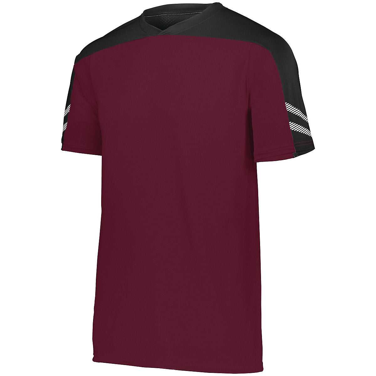 High Five 322950 Anfield Soccer Jersey - Maroon Black White - HIT a Double