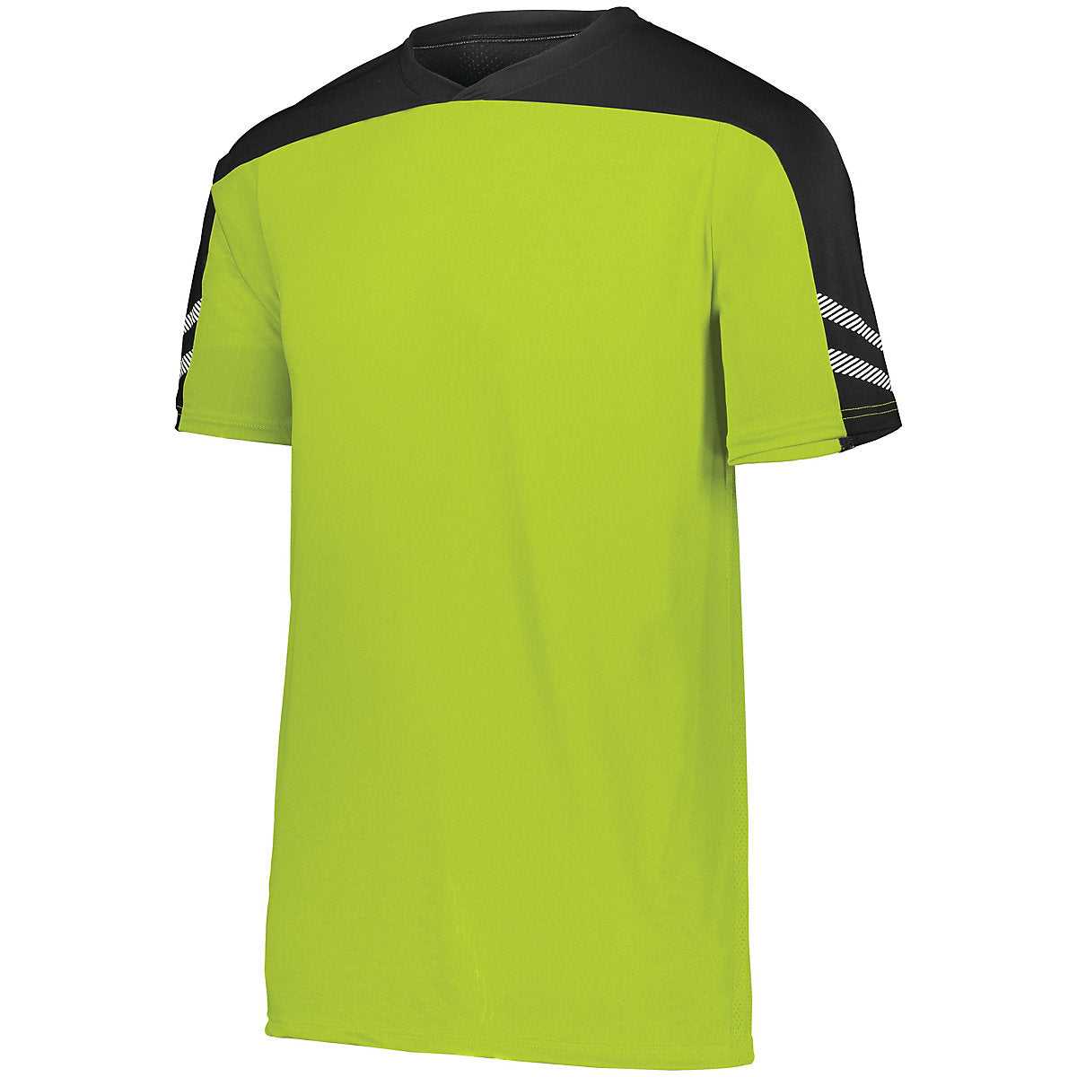 High Five 322951 Youth Anfield Soccer Jersey - Lime Black White - HIT a Double