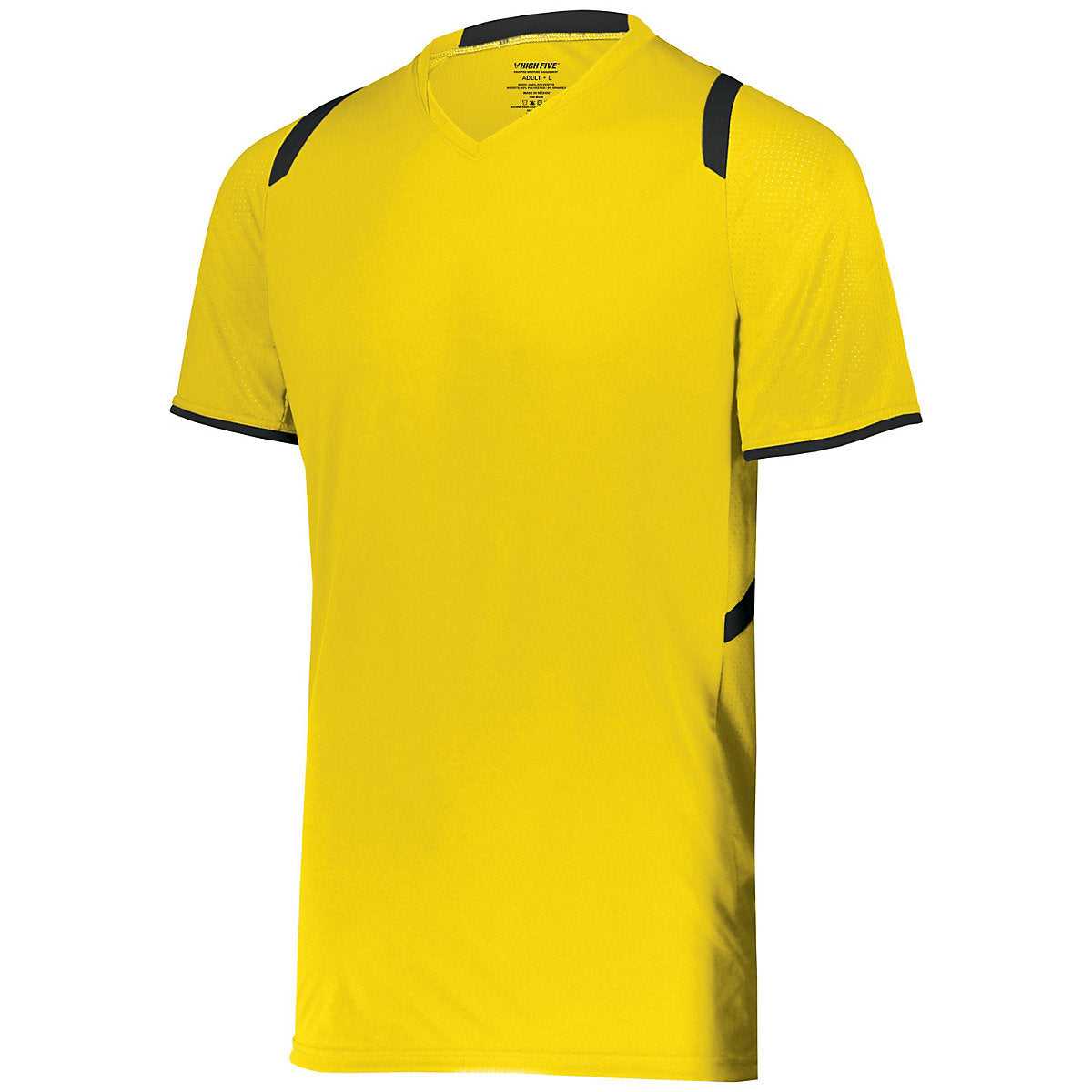 High Five 322960 Millennium Soccer Jersey - Electric Yellow Black - HIT a Double