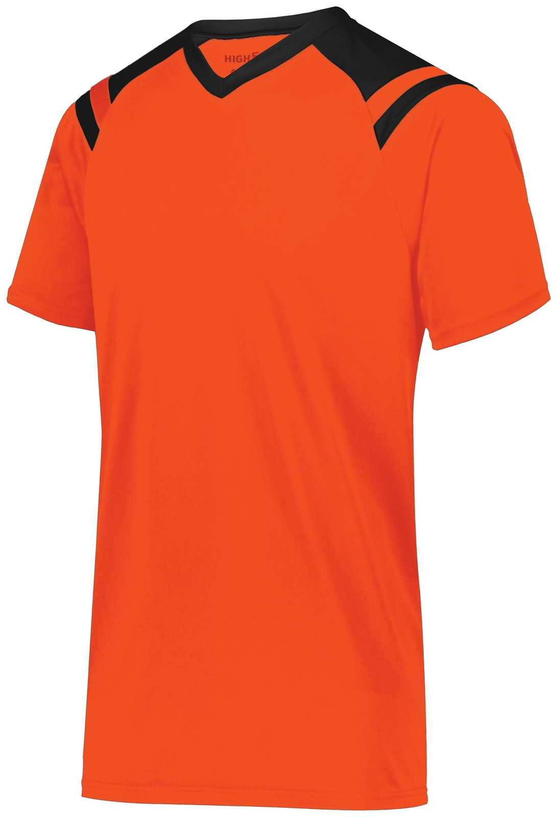 High Five 322971 Youth Sheffield Jersey - Electric Orange Black - HIT a Double