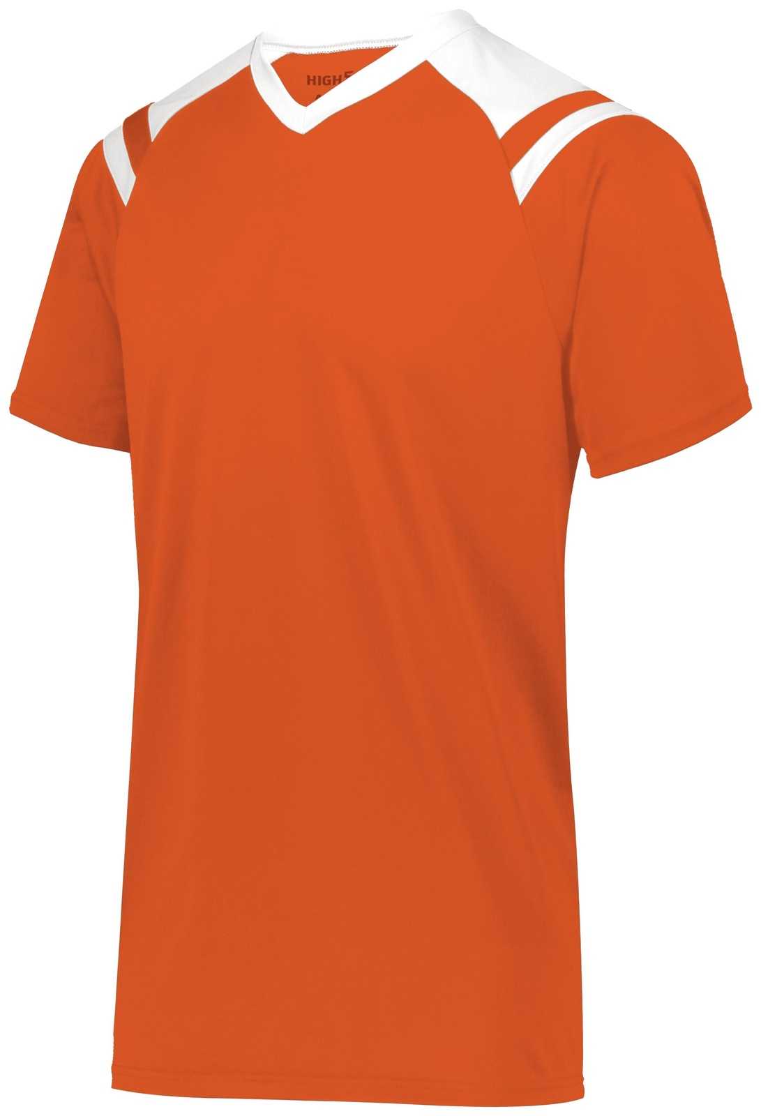 High Five 322971 Youth Sheffield Jersey - Orange White - HIT a Double