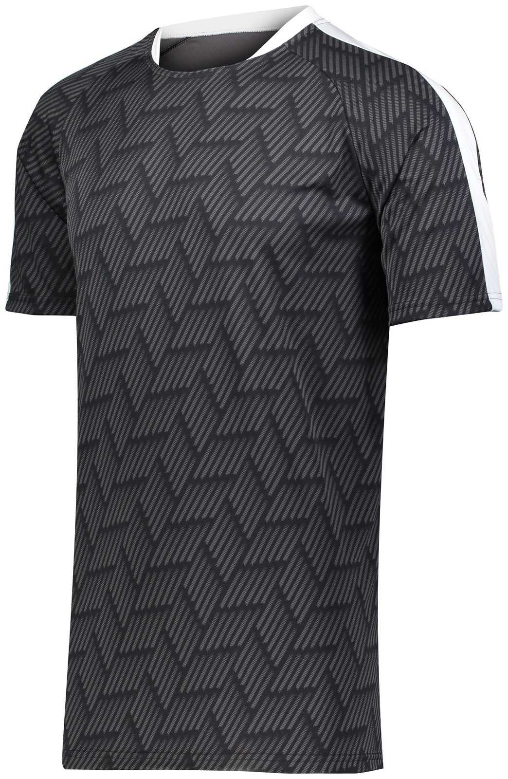 High Five 322981 Youth Hypervolt Jersey - Black Print White - HIT a Double