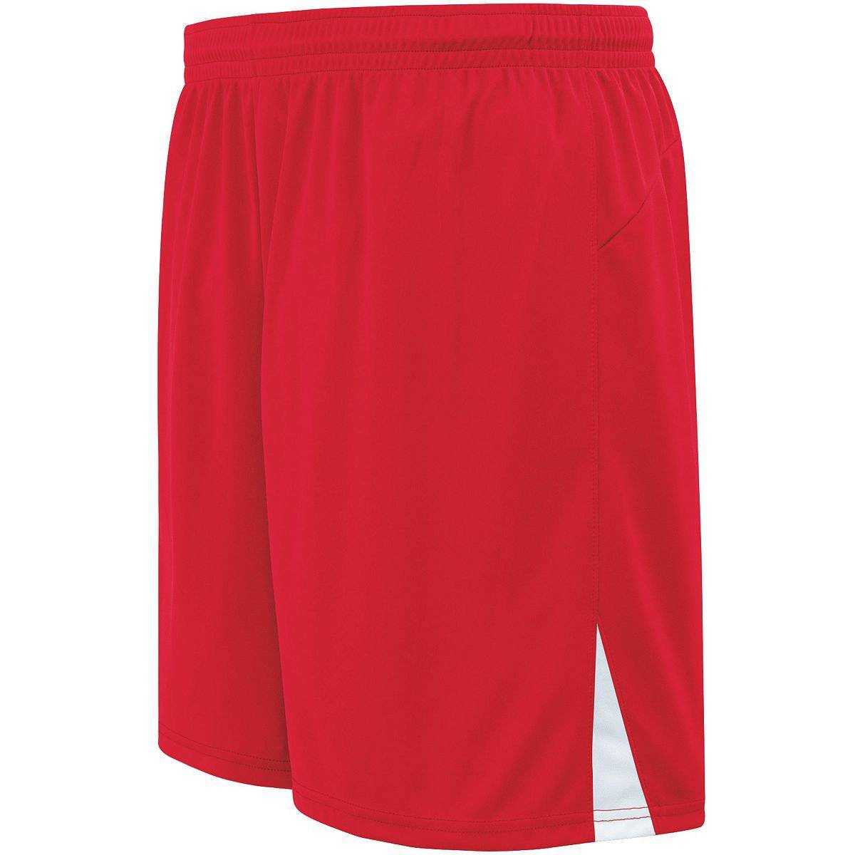 High Five 325410 Adult Hawk Short - Scarlet White - HIT a Double
