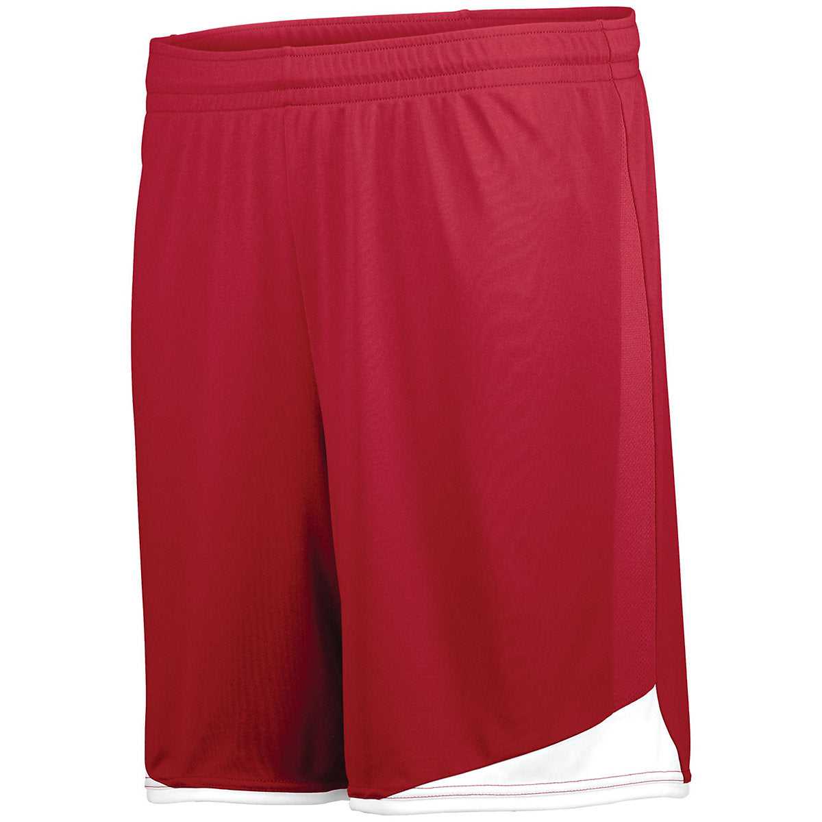 High Five 325441 Youth Stamford Soccer Shorts - Scarlet White - HIT a Double