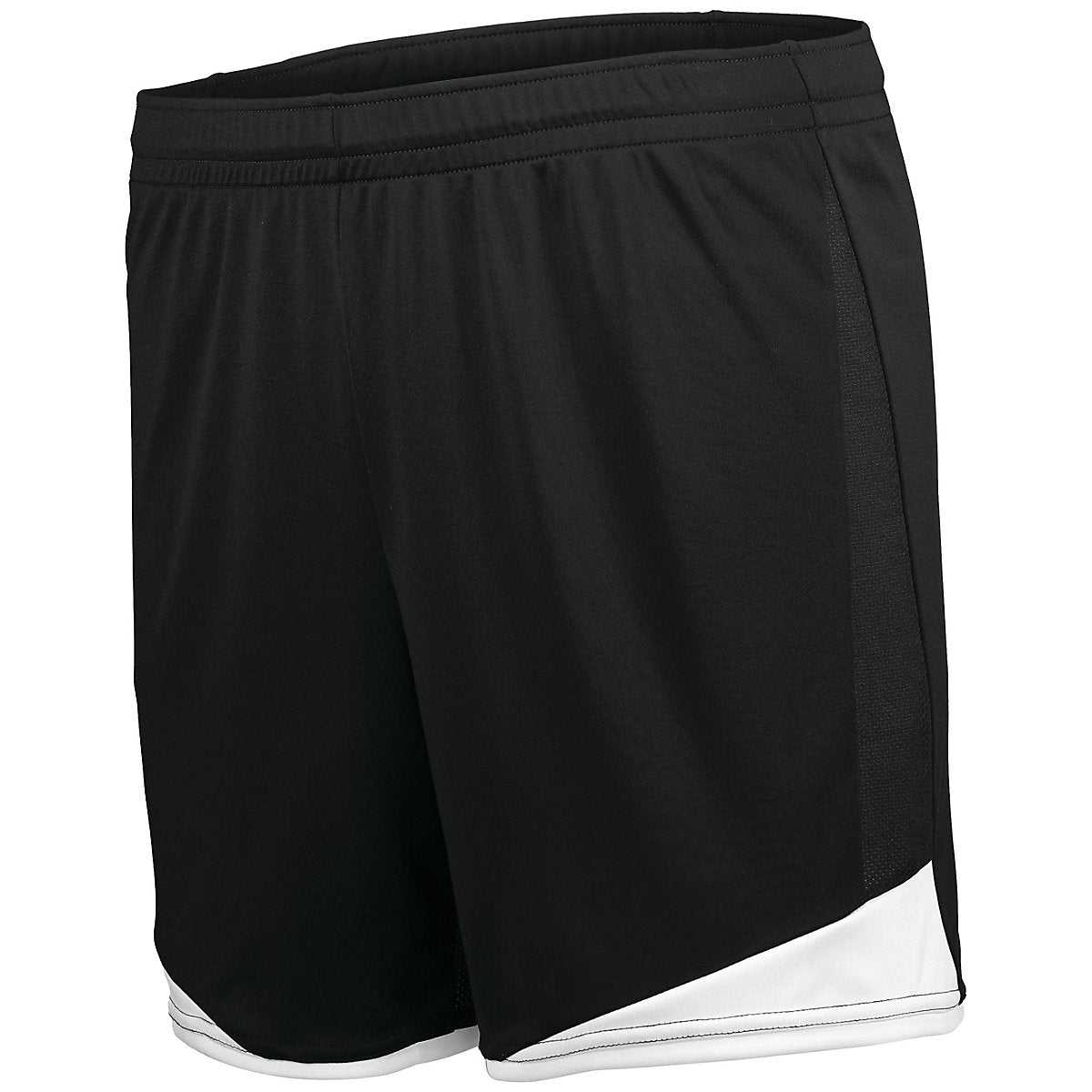 High Five 325442 Ladies Stamford Soccer Shorts - Black White - HIT a Double