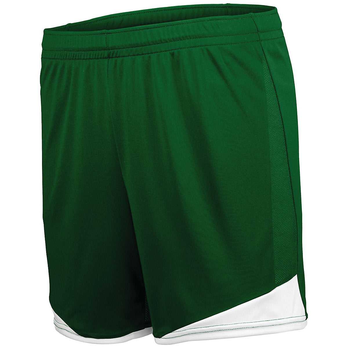 High Five 325442 Ladies Stamford Soccer Shorts - Forest White - HIT a Double