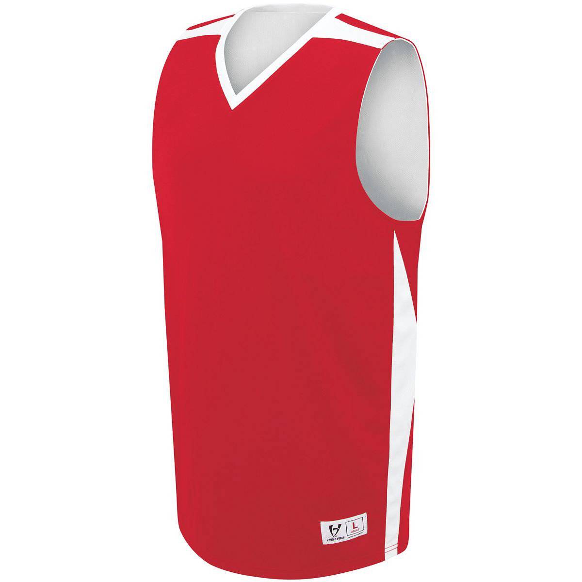 High Five 332330 Fusion Reversible Jersey Adult - Scarlet White - HIT a Double
