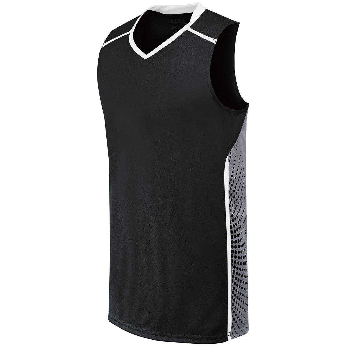 High Five 332390 Adult Comet Jersey - Black White Graphite - HIT a Double
