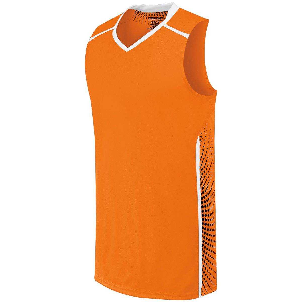High Five 332390 Adult Comet Jersey - Orange White Black - HIT a Double