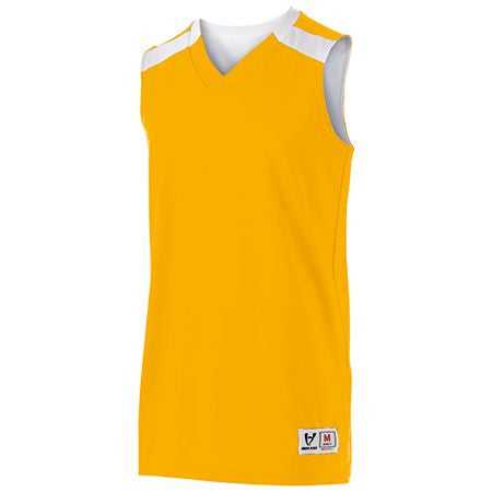High Five 332430 Switch Up Reversible Jersey - Athletic Gold White - HIT a Double