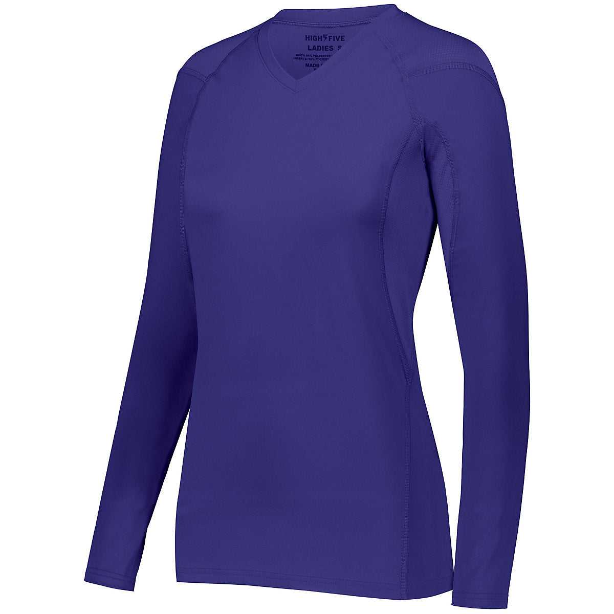 High Five 342212 Ladies Truhit Long Sleeve Jersey - Purple (Hlw) - HIT a Double