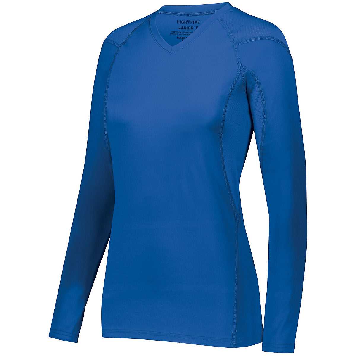High Five 342212 Ladies Truhit Long Sleeve Jersey - Royal - HIT a Double