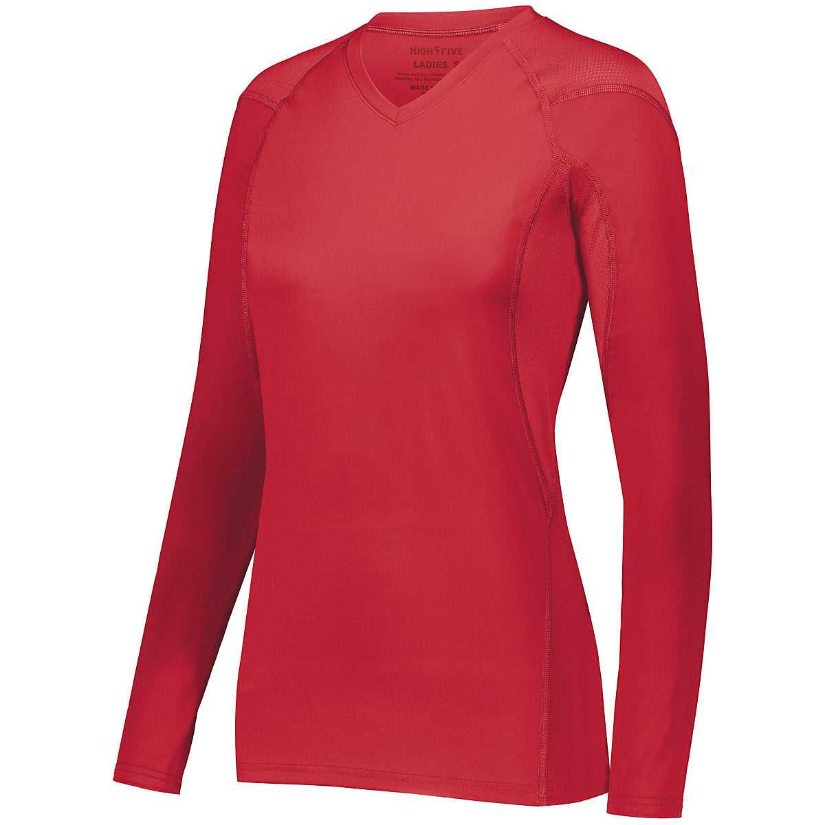 High Five 342212 Ladies Truhit Long Sleeve Jersey - Scarlet - HIT a Double