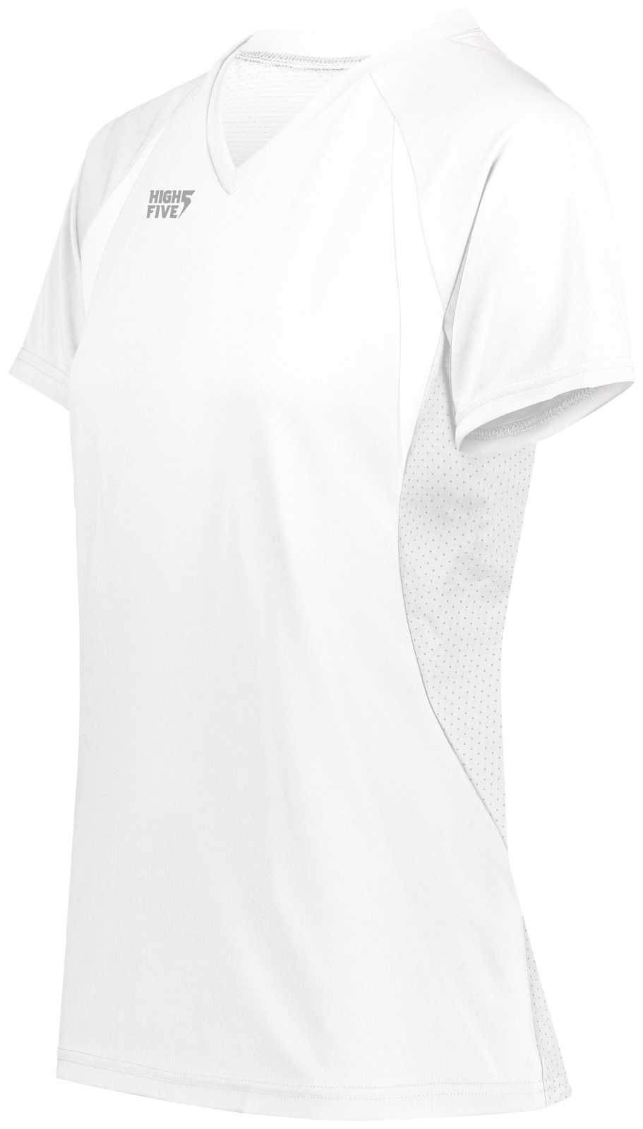 High Five 342232 Ladies Color Cross Jersey - White White - HIT a Double