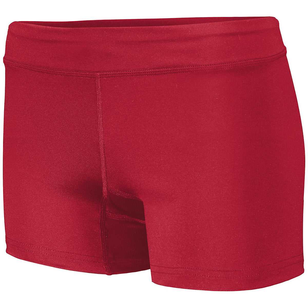High Five 345592 Ladies Truhit Volleyball Shorts - Scarlet - HIT a Double