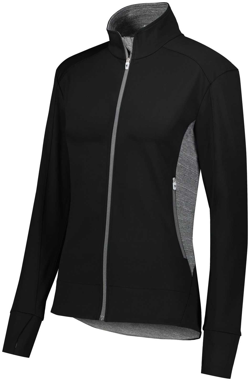 High Five 371262 Ladies Free Form Jacket - Black Carbon Heather - HIT a Double
