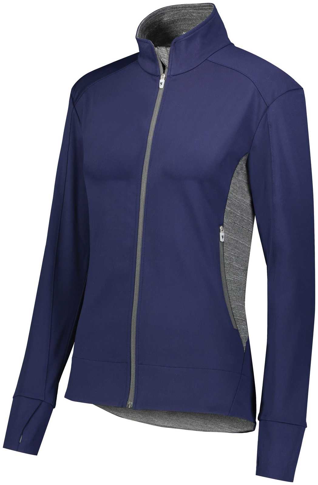 High Five 371262 Ladies Free Form Jacket - Navy Carbon Heather - HIT a Double