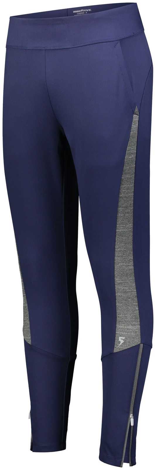 High Five 371562 Ladies Free Form Pant - Navy Carbon Heather - HIT a Double