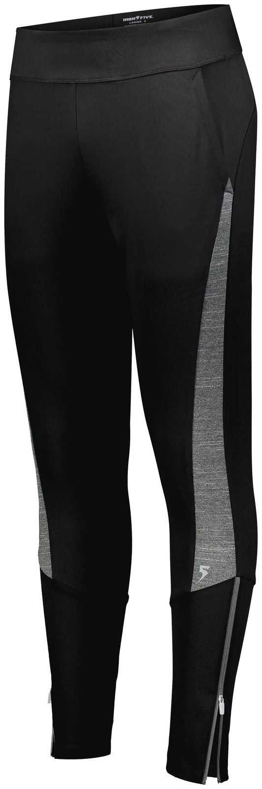 High Five 371563 Girls Free Form Pant - Black Carbon Heather - HIT a Double