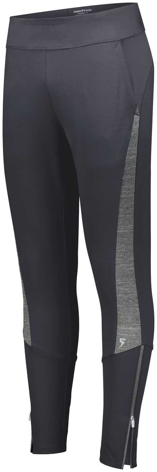 High Five 371563 Girls Free Form Pant - Carbon Carbon Heather - HIT a Double