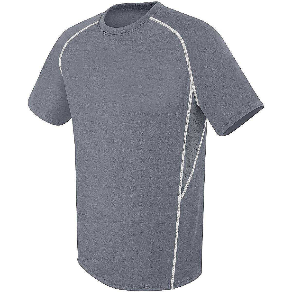 High Five 372300 Adult Short Sleeve Evolution - Graphite Graphite Wh - HIT a Double