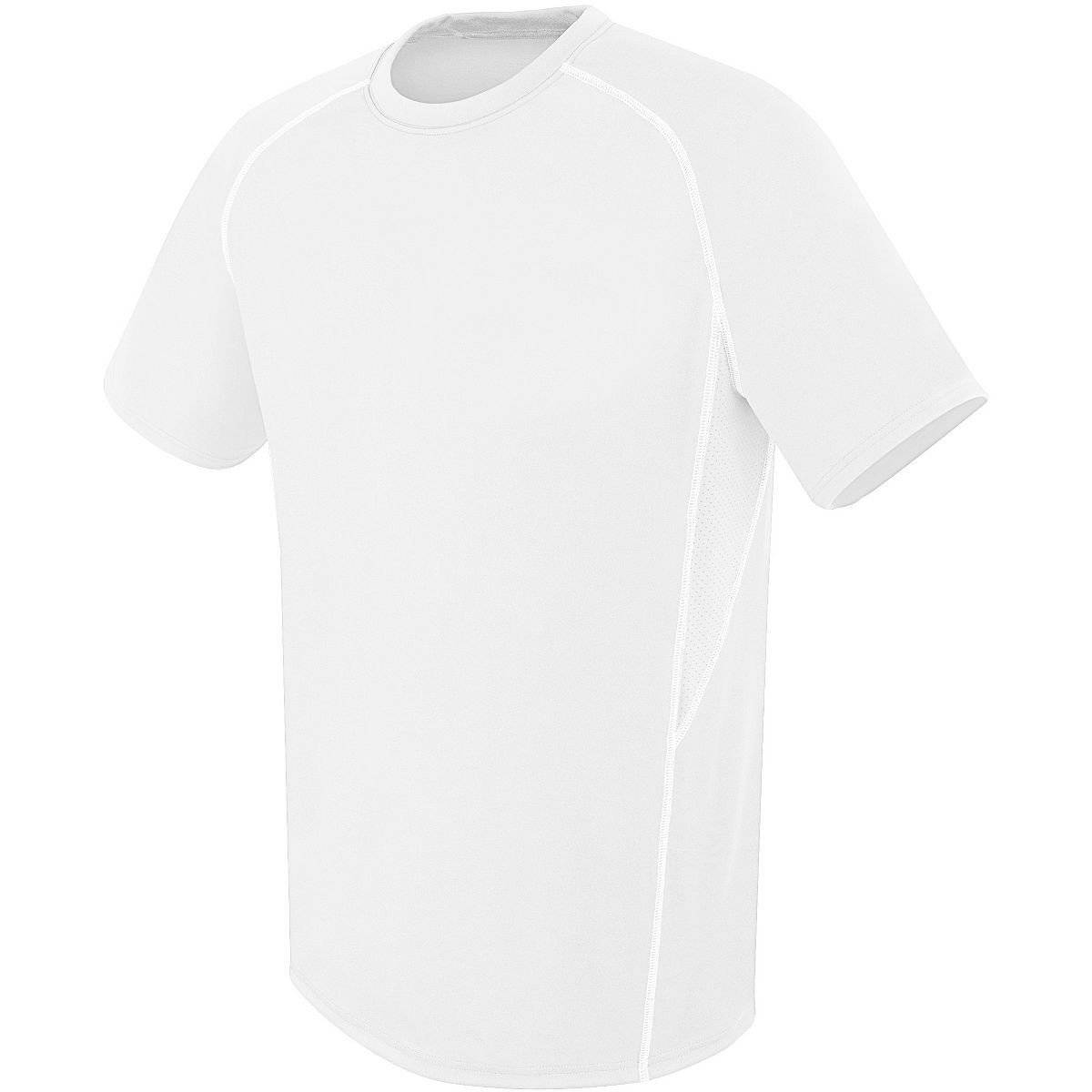 High Five 372300 Adult Short Sleeve Evolution - White White White - HIT a Double