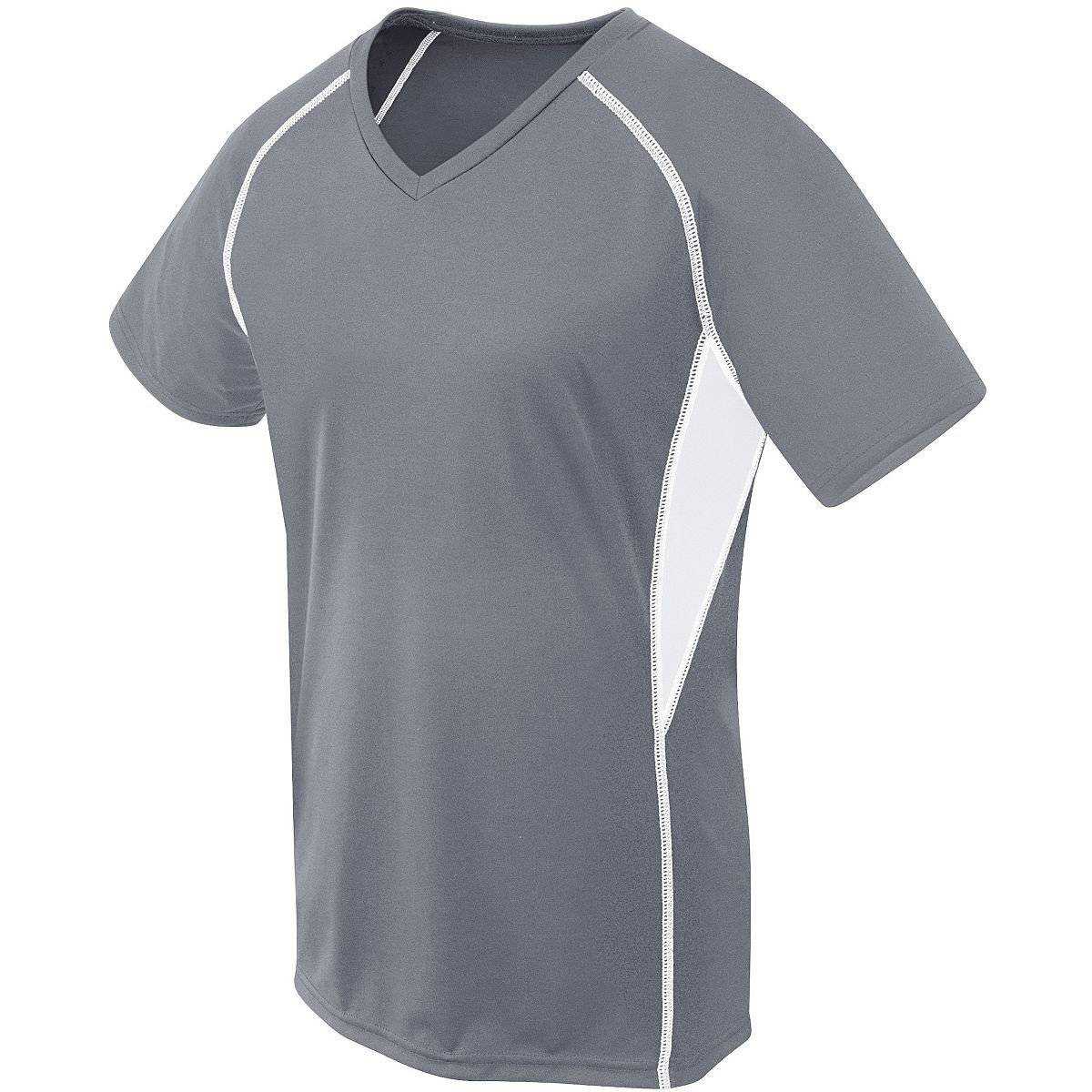 High Five 372322 Womens Short Sleeve Evolution - Graphite Graphite Wh - HIT a Double