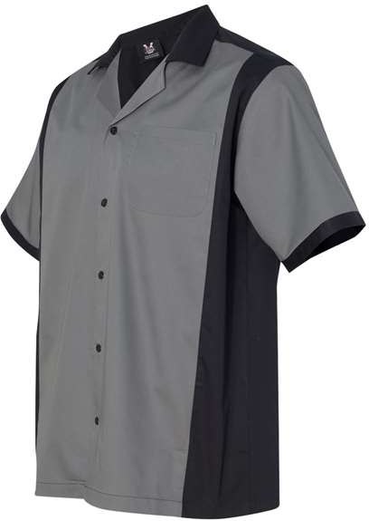 Hilton Hp2243 Cruiser Bowling Shirt - Steel