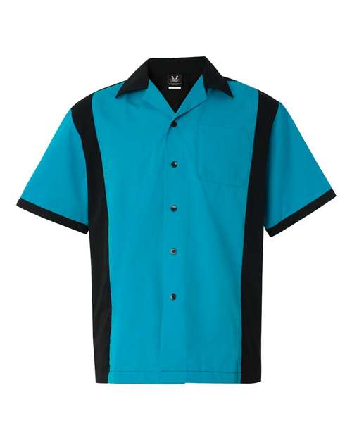 Hilton HP2243 Cruiser Bowling Shirt - Turquoise - HIT a Double